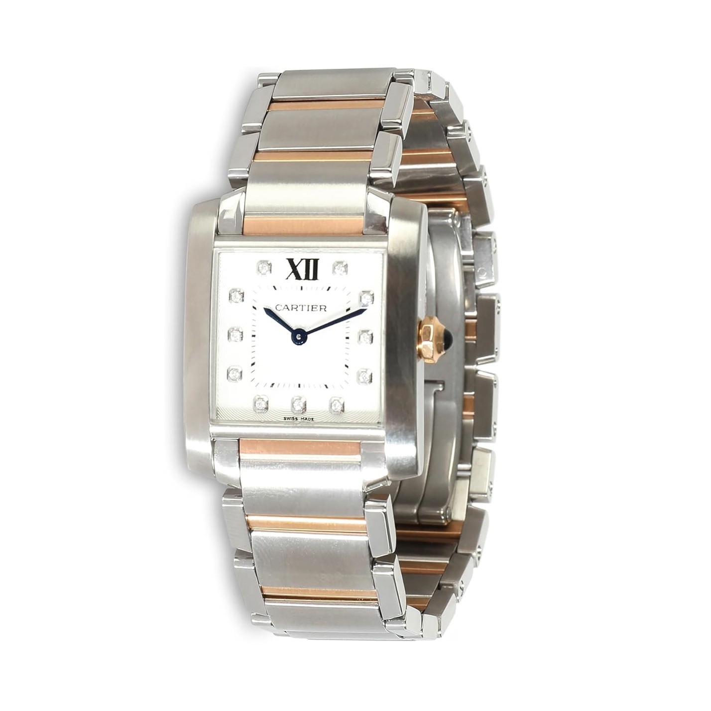 CARTIER Pre-Loved, Tank, Tank Francaise de Cartier, 7.00, Stainless Steel.