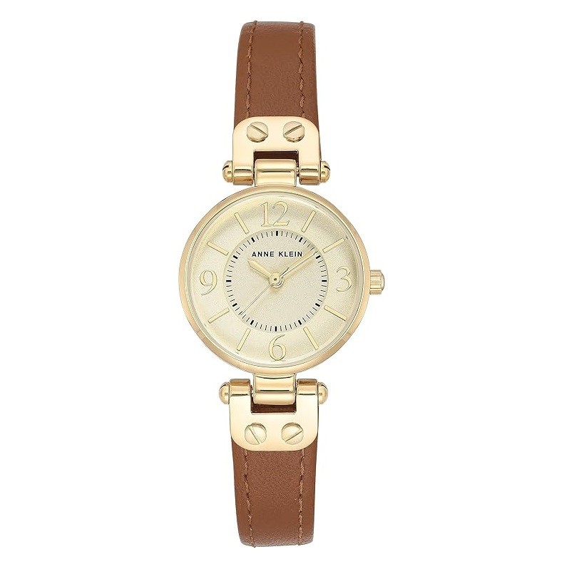 Anne Klein Women's Leather Strap Watch