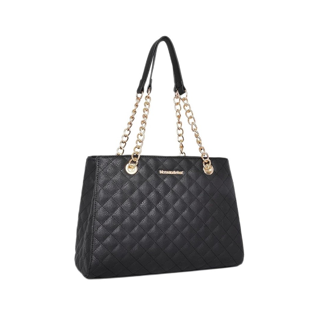 Montana West MEDIUM Chain Shoulder Bag for Women Hobo Handbags Tote Purse