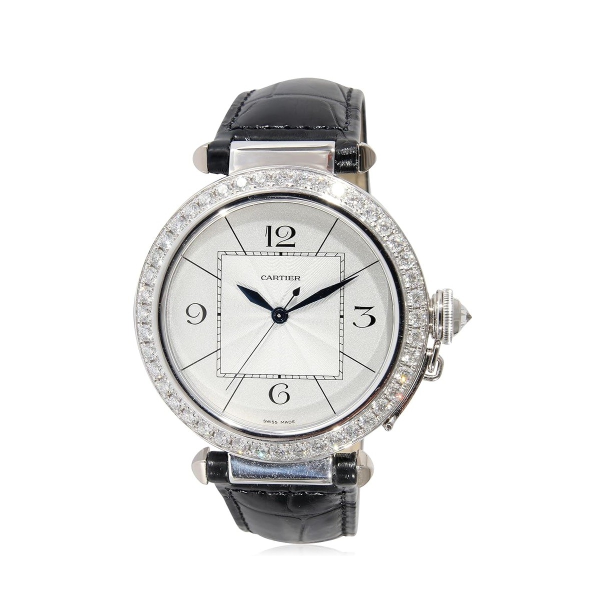 CARTIER Pre-Loved Pasha de Cartier Watch, 7.50, 18 Karat White Gold