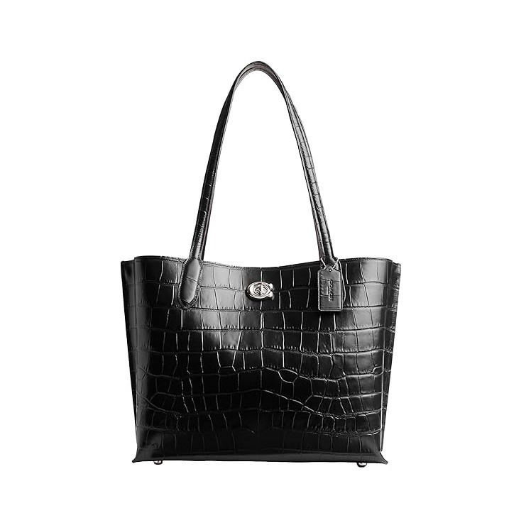 Coach Women's Embossed Croc Willow Tote