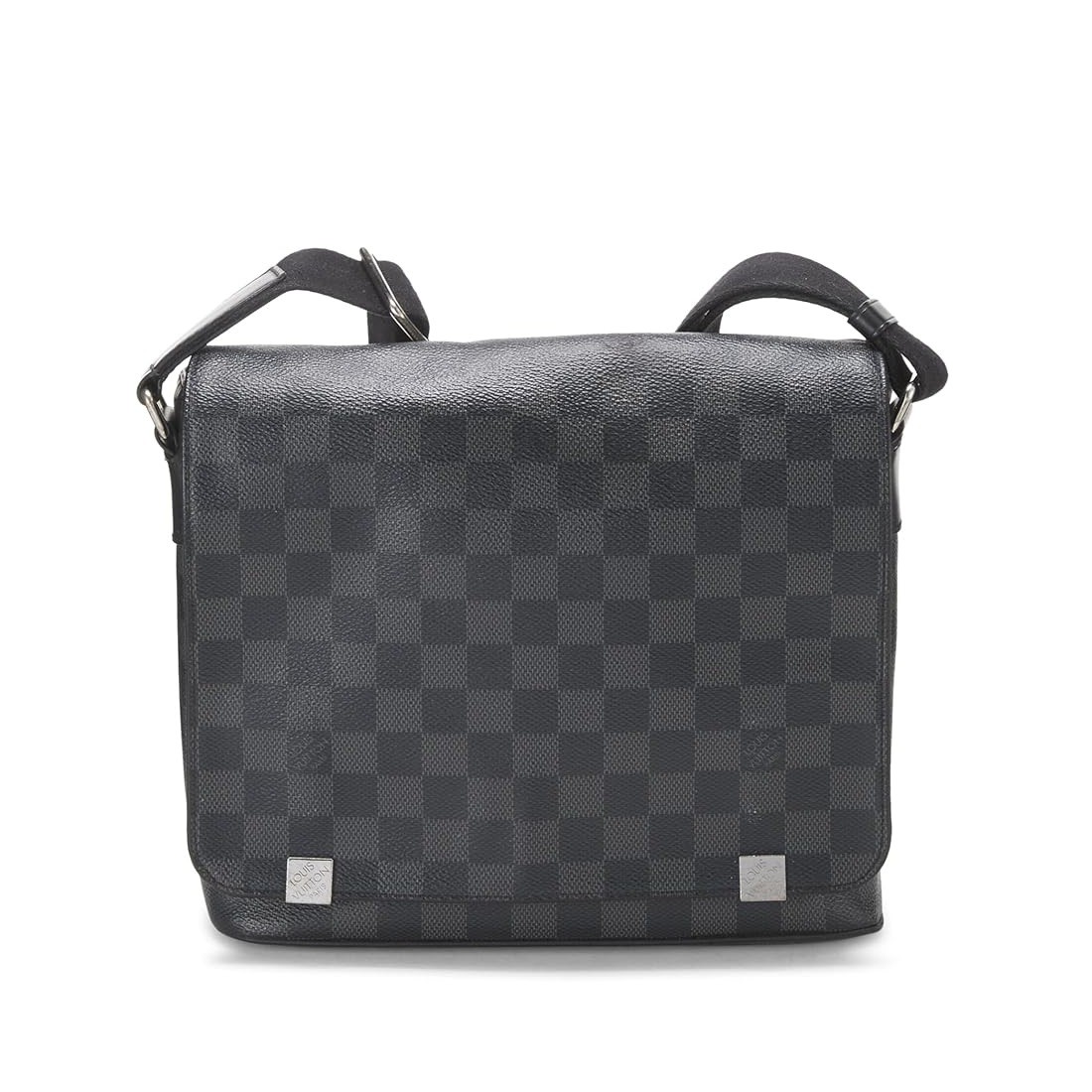 Louis Vuitton Pre-Loved Damier Graphite Alps District NM PM, Black