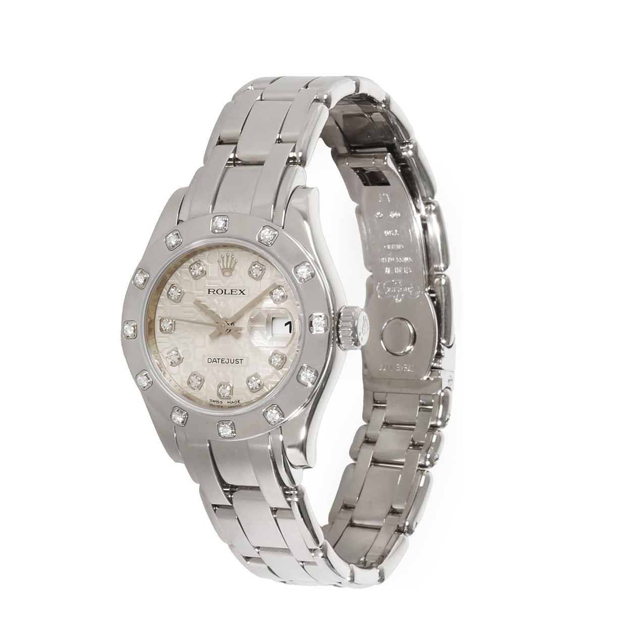 Rolex Pre-Loved, Oyster Perpetual, Pearlmaster, 6.50, 18K White Gold.