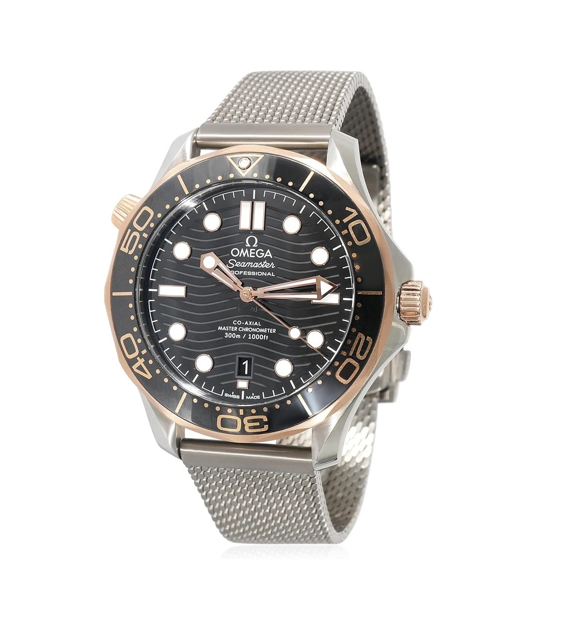 Omega Pre-Loved, Seamaster, Seamaster Diver 300M, 7.75, 18KR+SS.