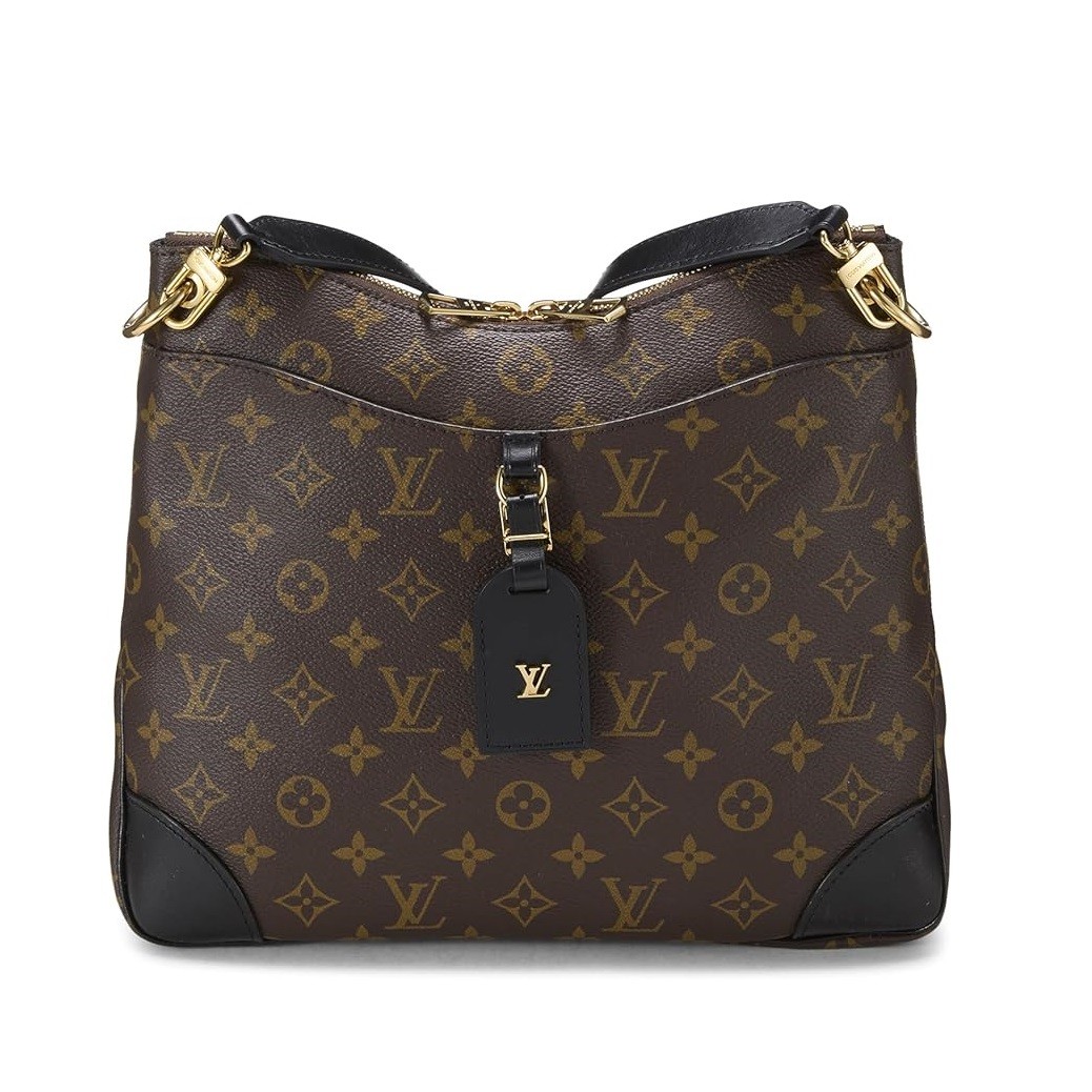 Louis Vuitton Pre-Loved Black Monogram Canvas Odeon MM NM, Black