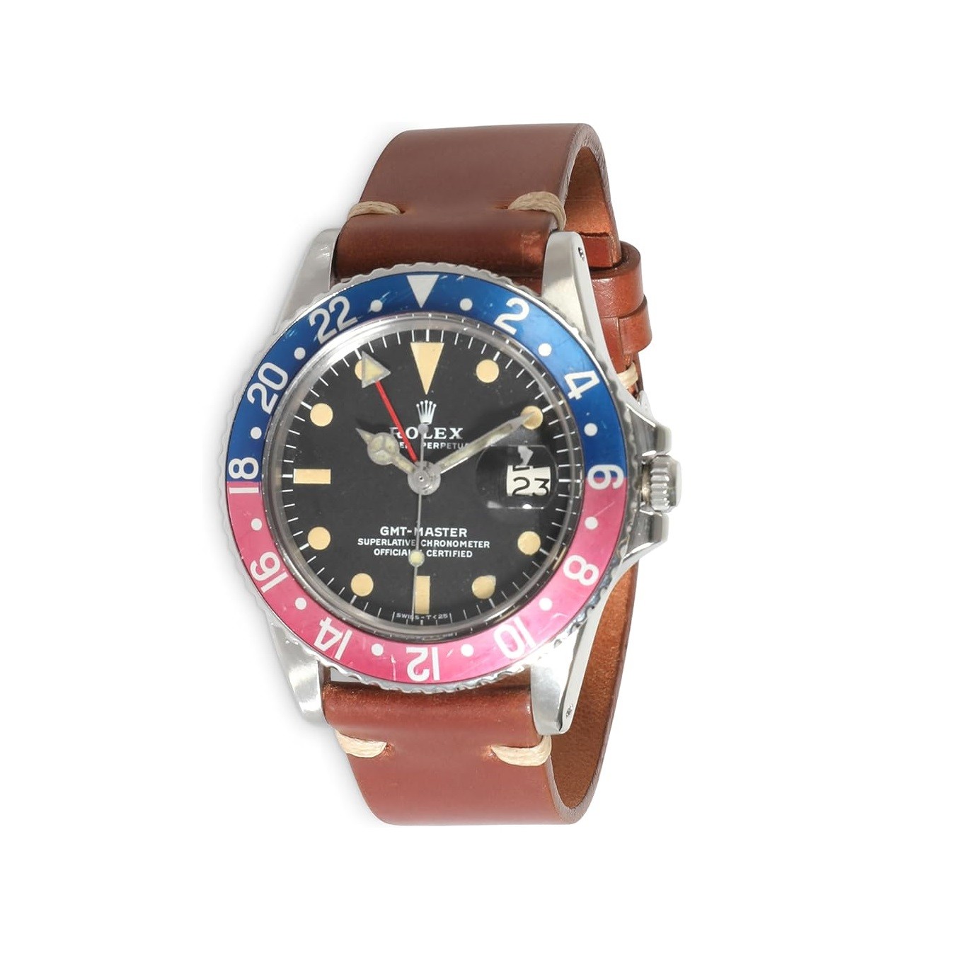 Rolex Pre-Loved, Oyster Perpetual, GMT-Master, 7.50, Stainless Steel.