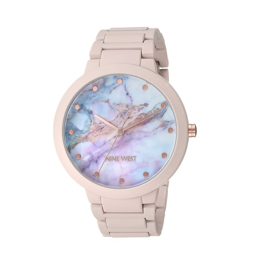 Nine West Women's Rubberized Bracelet Watch