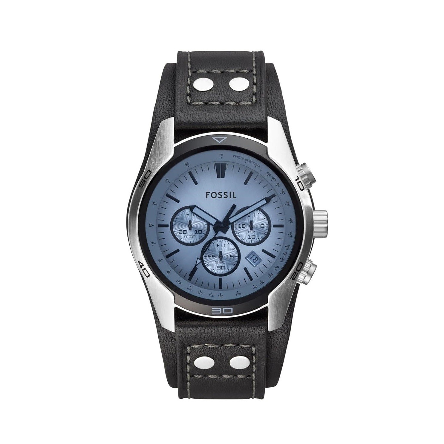 Fossil Coachman Men's Watch with Genuine Leather Bracelet Cuff