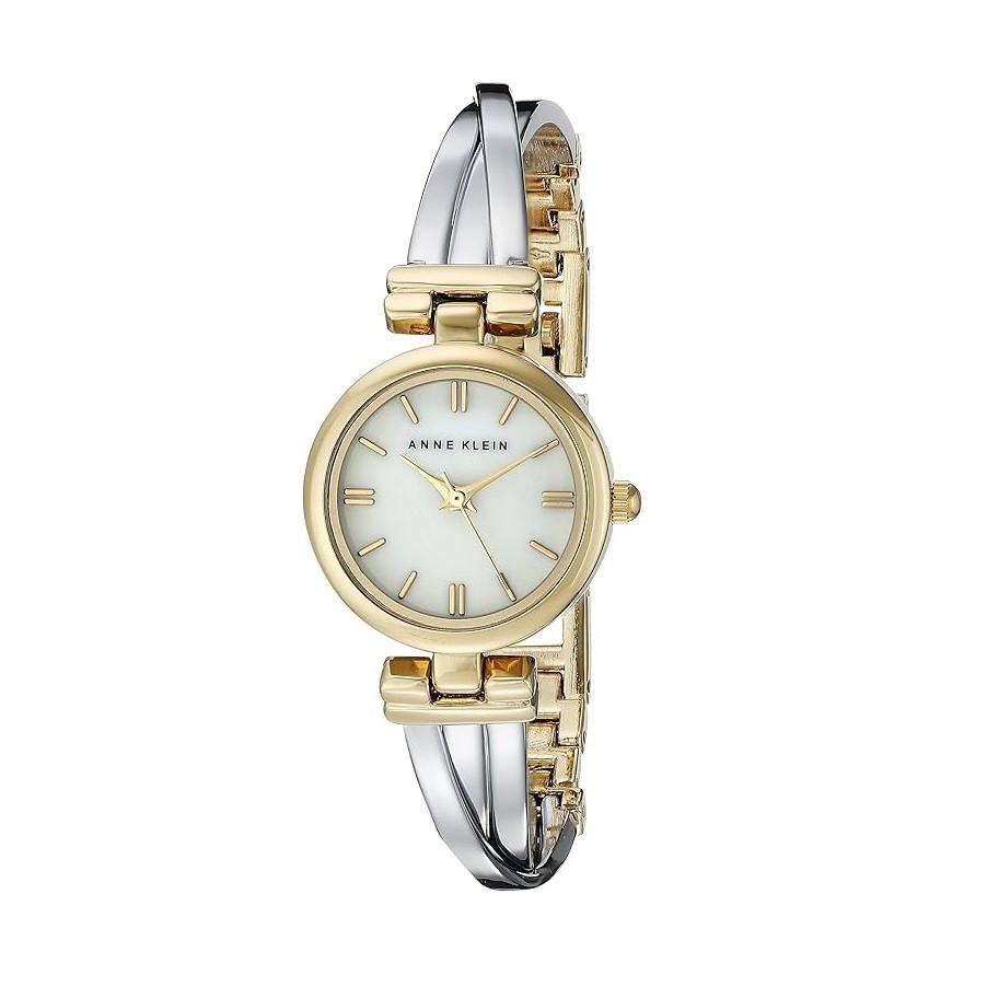 Anne Klein Women's AK/1171MPTT Two-Tone Bangle Watch