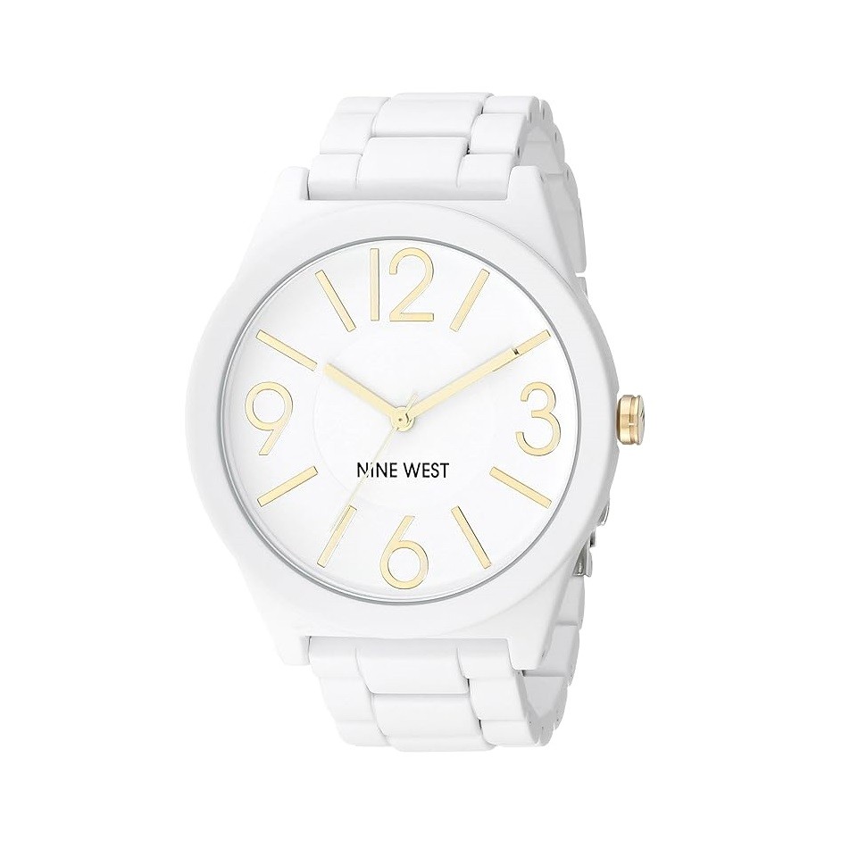 Nine West Women's Rubberized Bracelet Watch, NW/1678