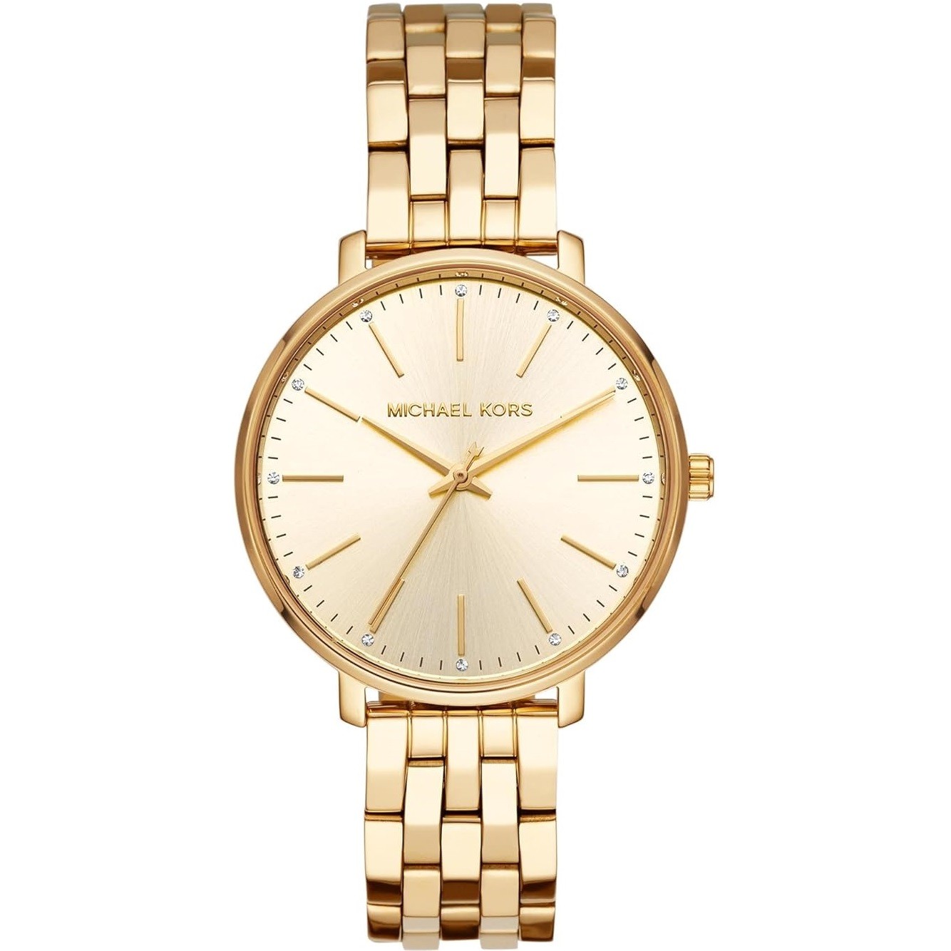 Michael Kors Pyper Three-Hand Gold-Tone Stainless Steel Women's Watch (Model: MK3898)