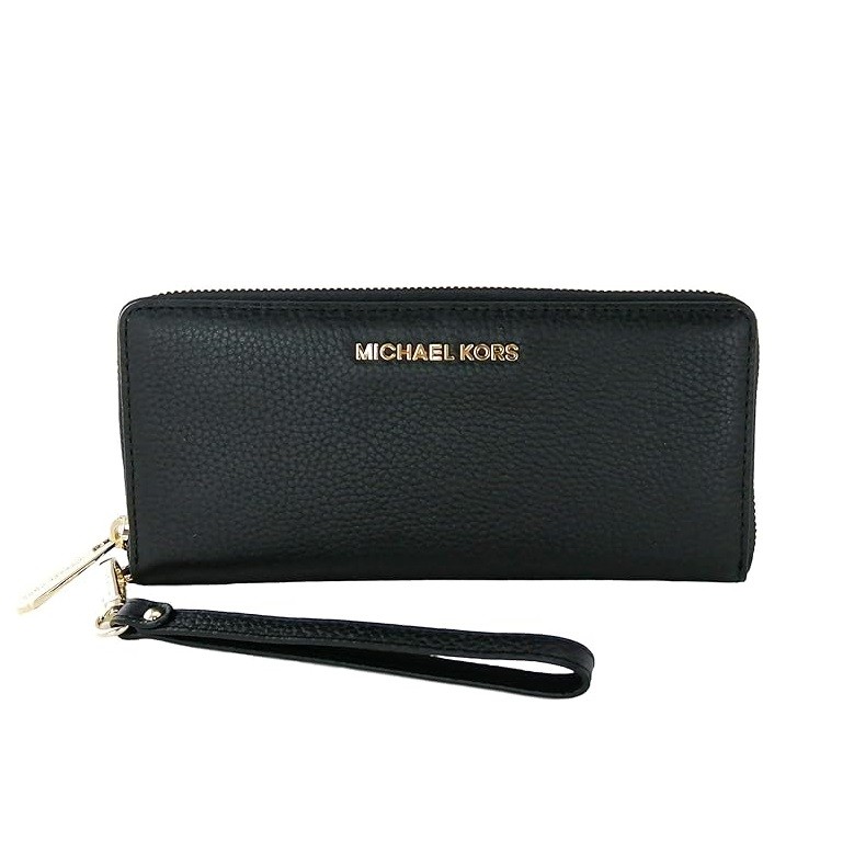 Michael Kors Women's Continental Wallet, Black, One Size