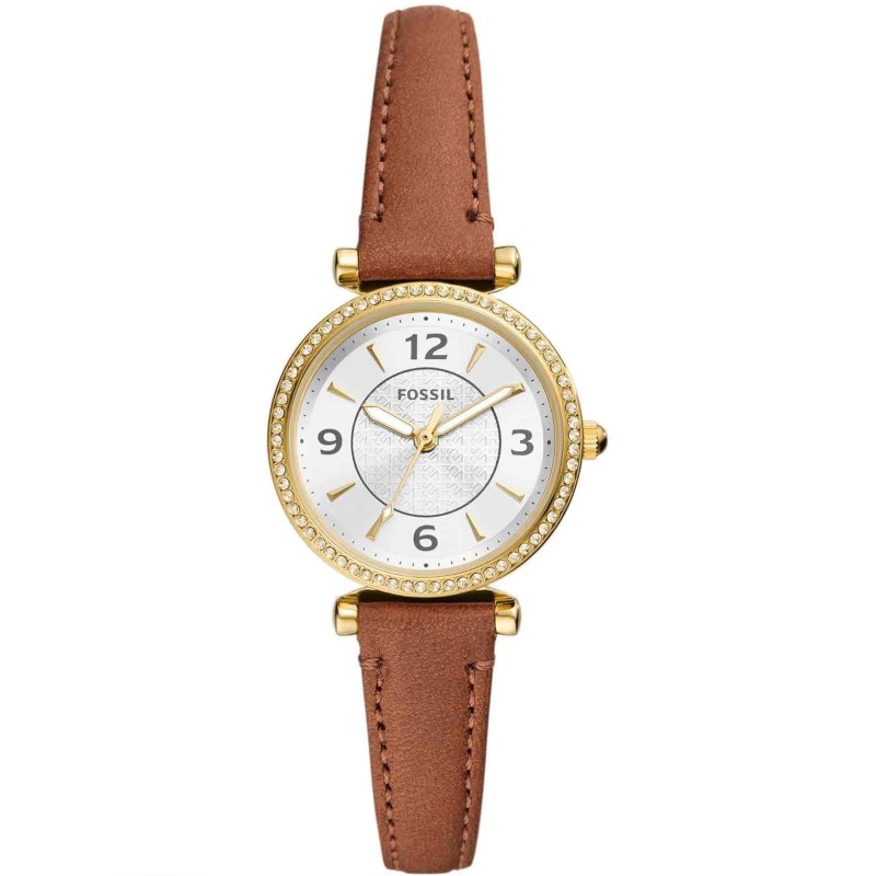 Fossil Carlie Women's Watch with Stainless Steel Bracelet or Genuine Leather Band
