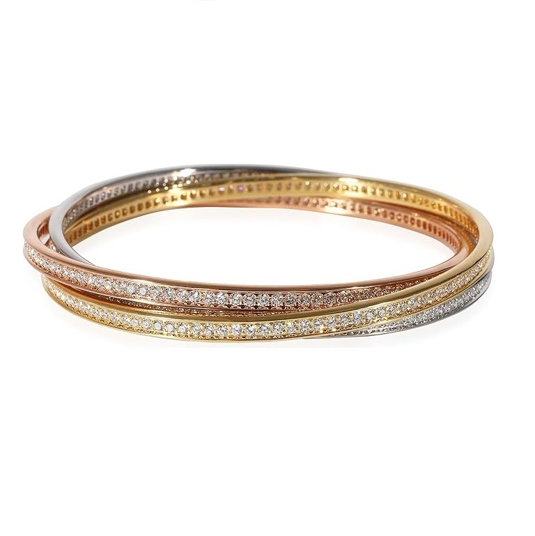 CARTIER Pre-Loved, Trinity, 7.5 in, 3 Tone Gold