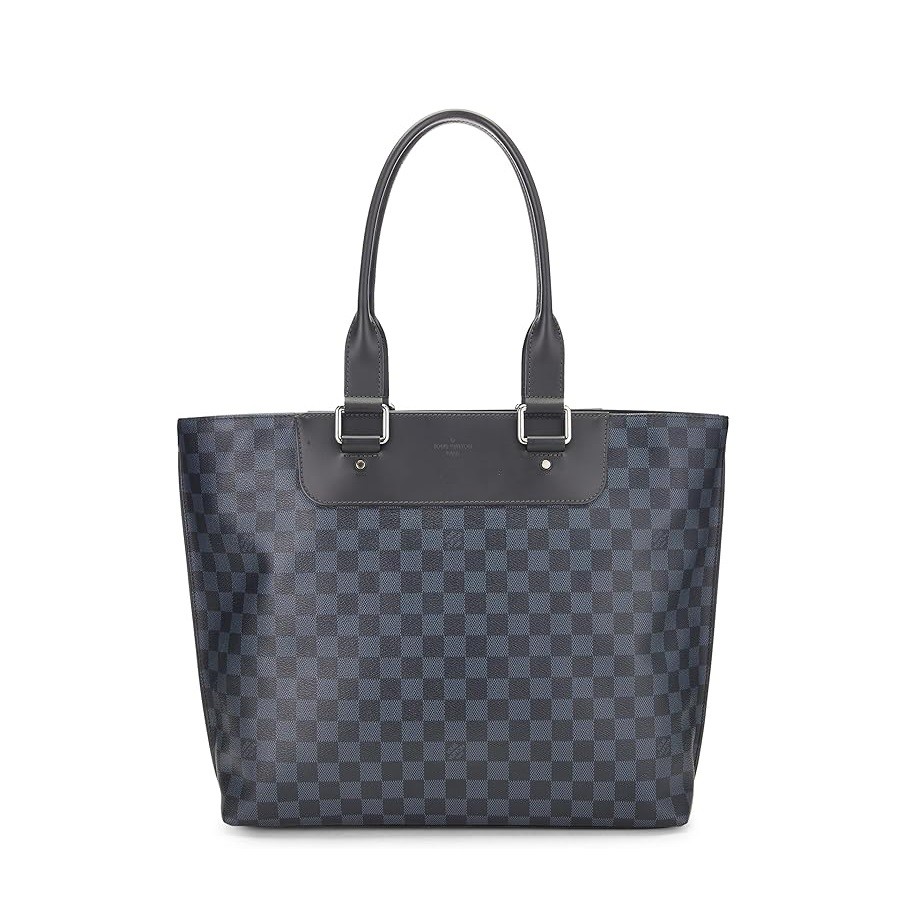 Louis Vuitton Pre-Loved Blue Damier Cobalt Cabas Voyage, Blue