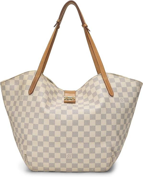 Louis Vuitton Pre-Loved Damier Azur Salina GM, White