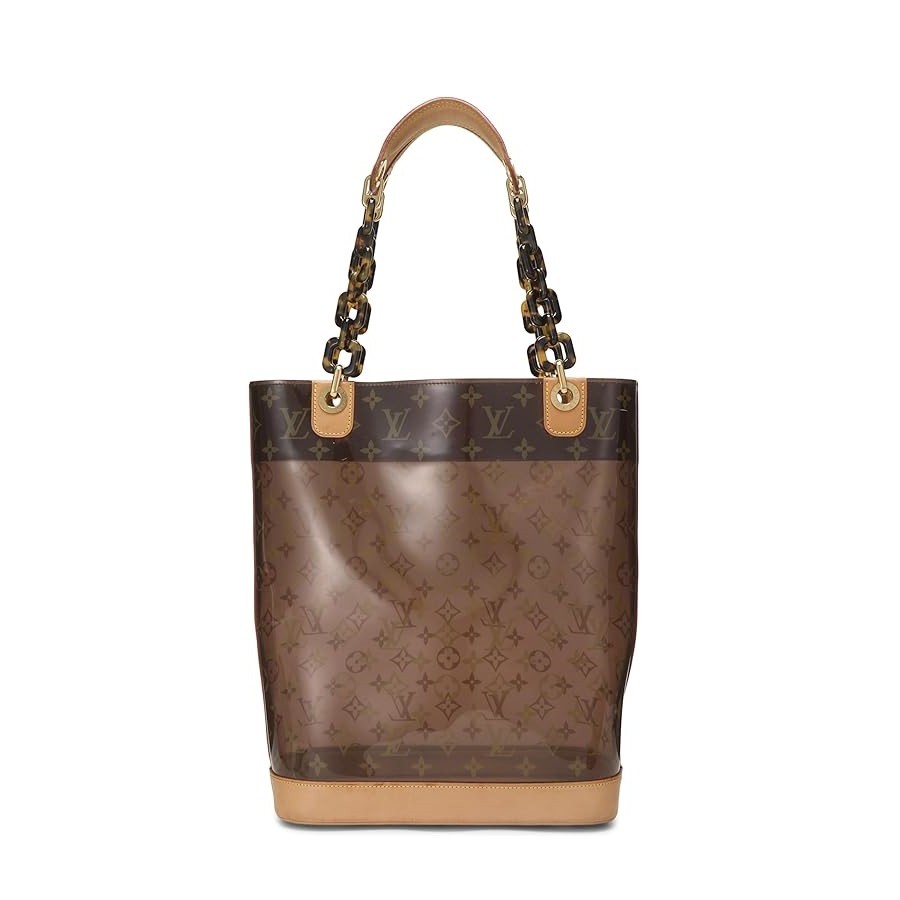 Louis Vuitton Pre-Loved Monogram Ambre Vinyl Cabas MM, Brown