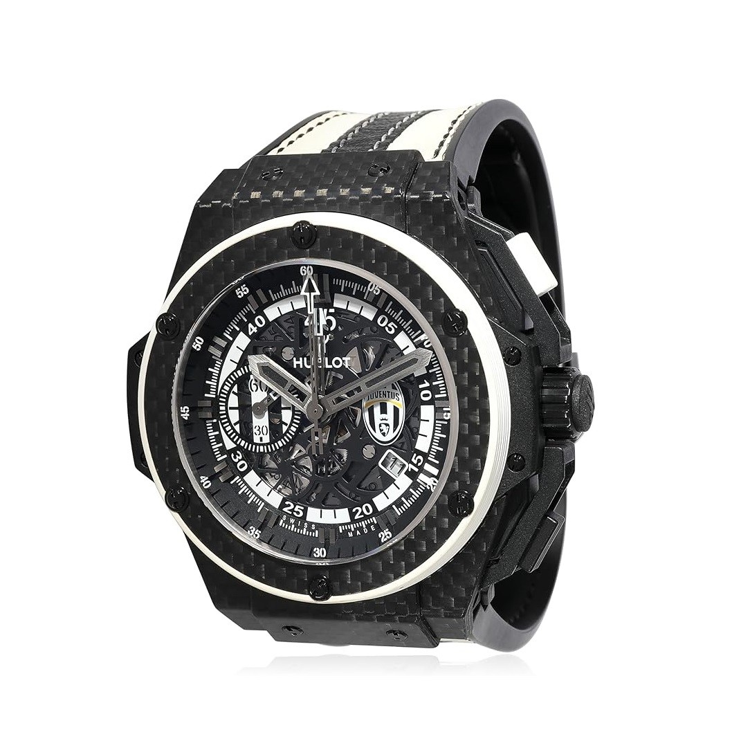 Hublot Pre-Loved, King Power, King Power Juventus, 8.00, Carbon Fiber.