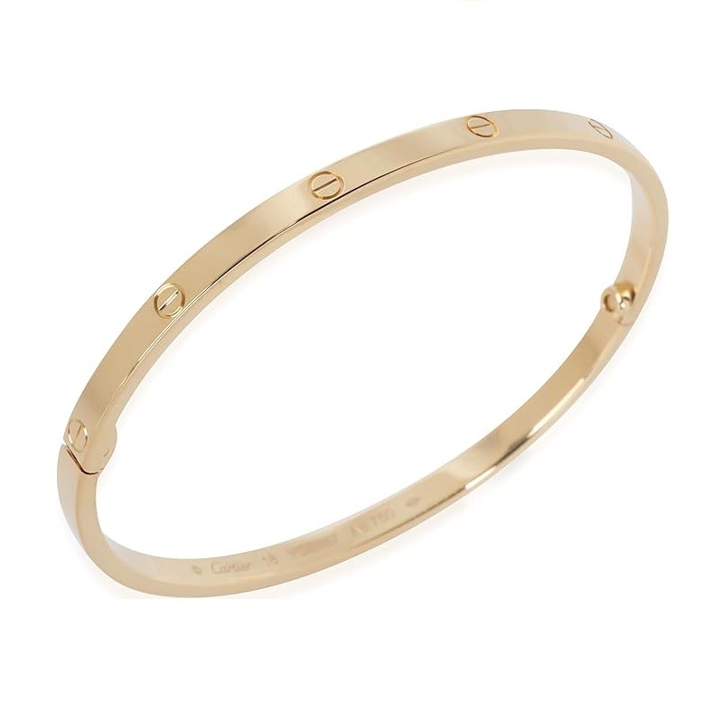 CARTIER Pre-Loved, Love Bracelet, Small Model, Yellow Gold , 18 cm