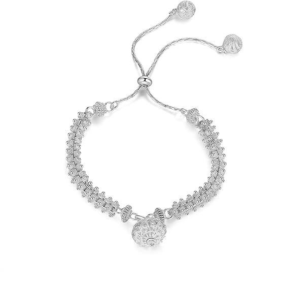 Kimin 925 Sterling Silver Fancy Bracelet