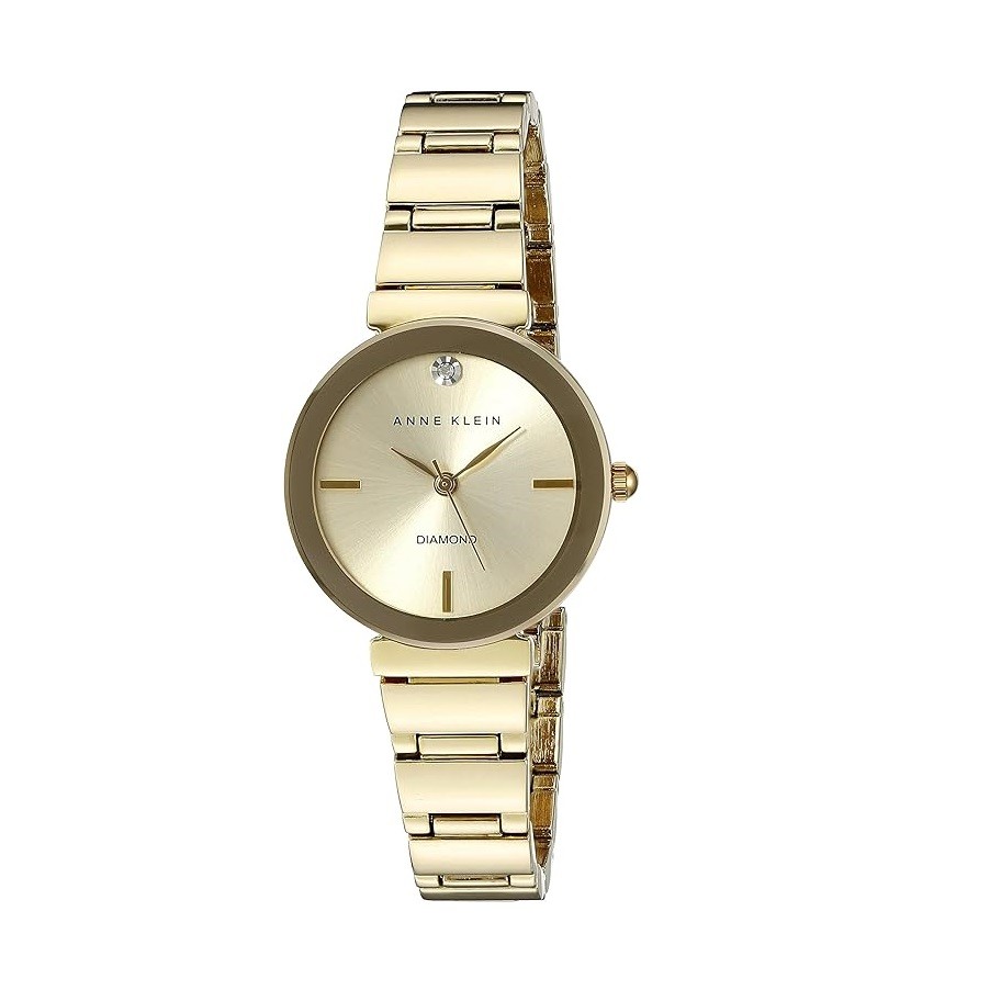 Anne Klein Women's Genuine Diamond Dial Bracelet Watch