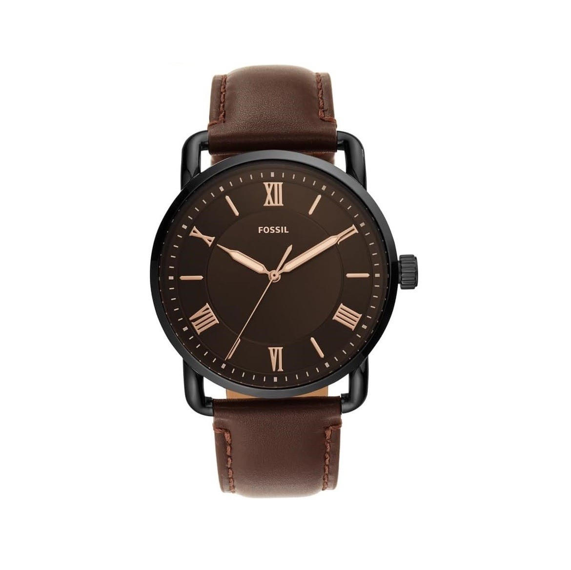 Fossil Copeland Men's Watch with Slim Case and Genuine Leather Band