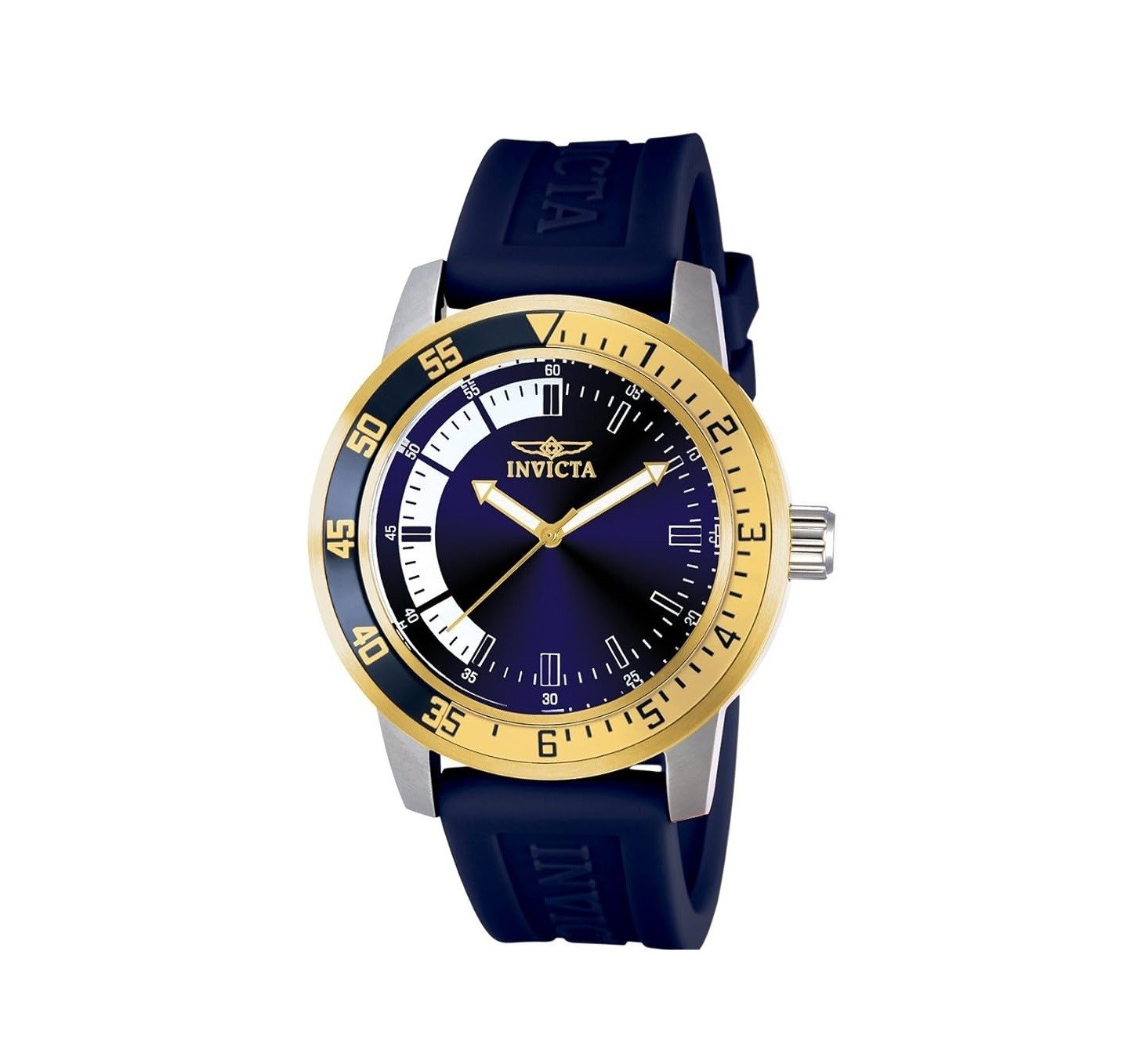 Invicta Men's 12847 Specialty Blue Dial Blue Polyurethane Watch