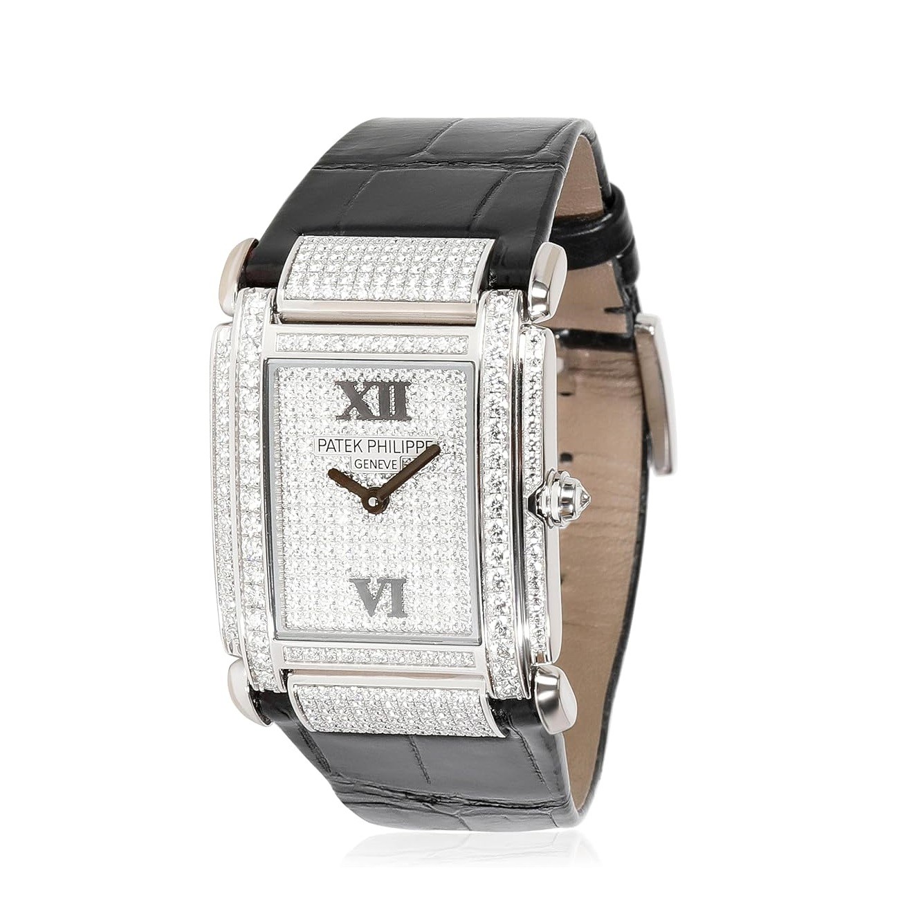 Patek Philippe Pre-Loved, Twenty-4, Twenty-4, 7.00, 18 Karat White Gold.