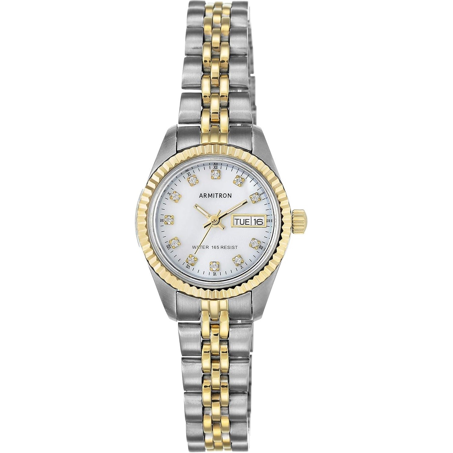 Armitron Women's Genuine Crystal Accented Bracelet Watch, 75-2475
