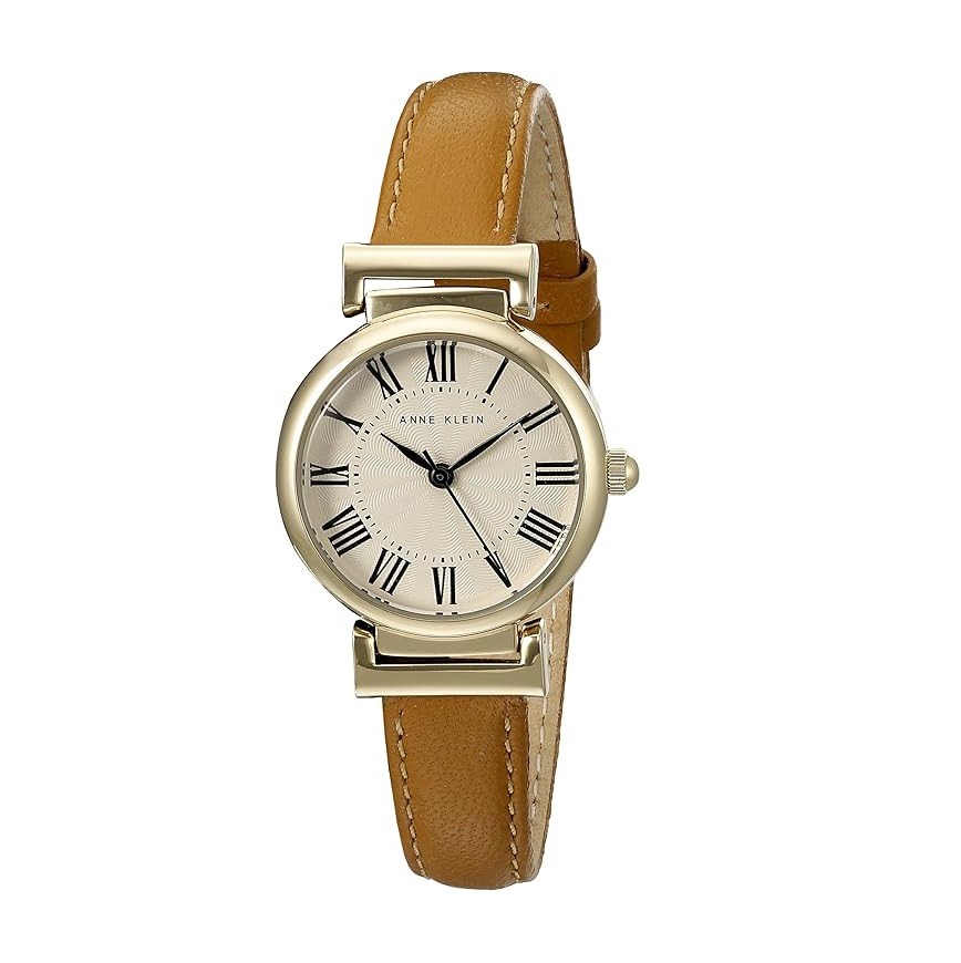 Anne Klein Women's Leather Strap Watch