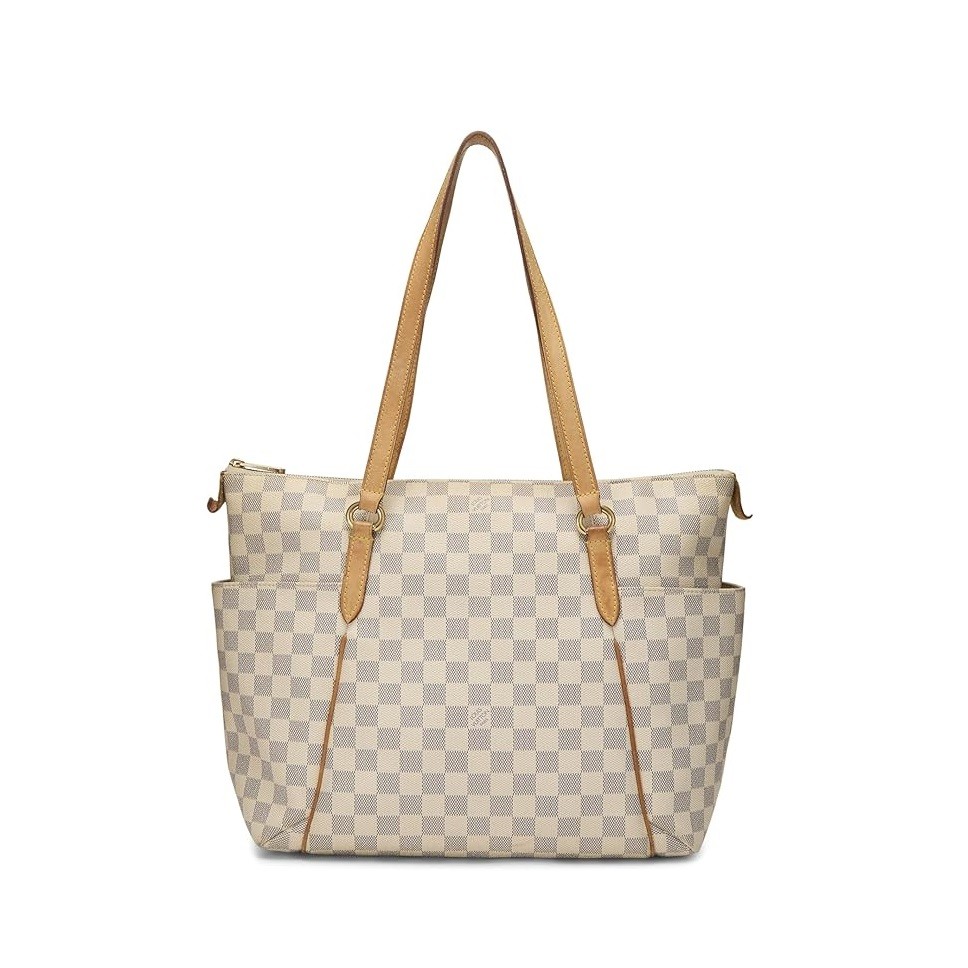 Louis Vuitton Pre-Loved Damier Azur Totally MM, White