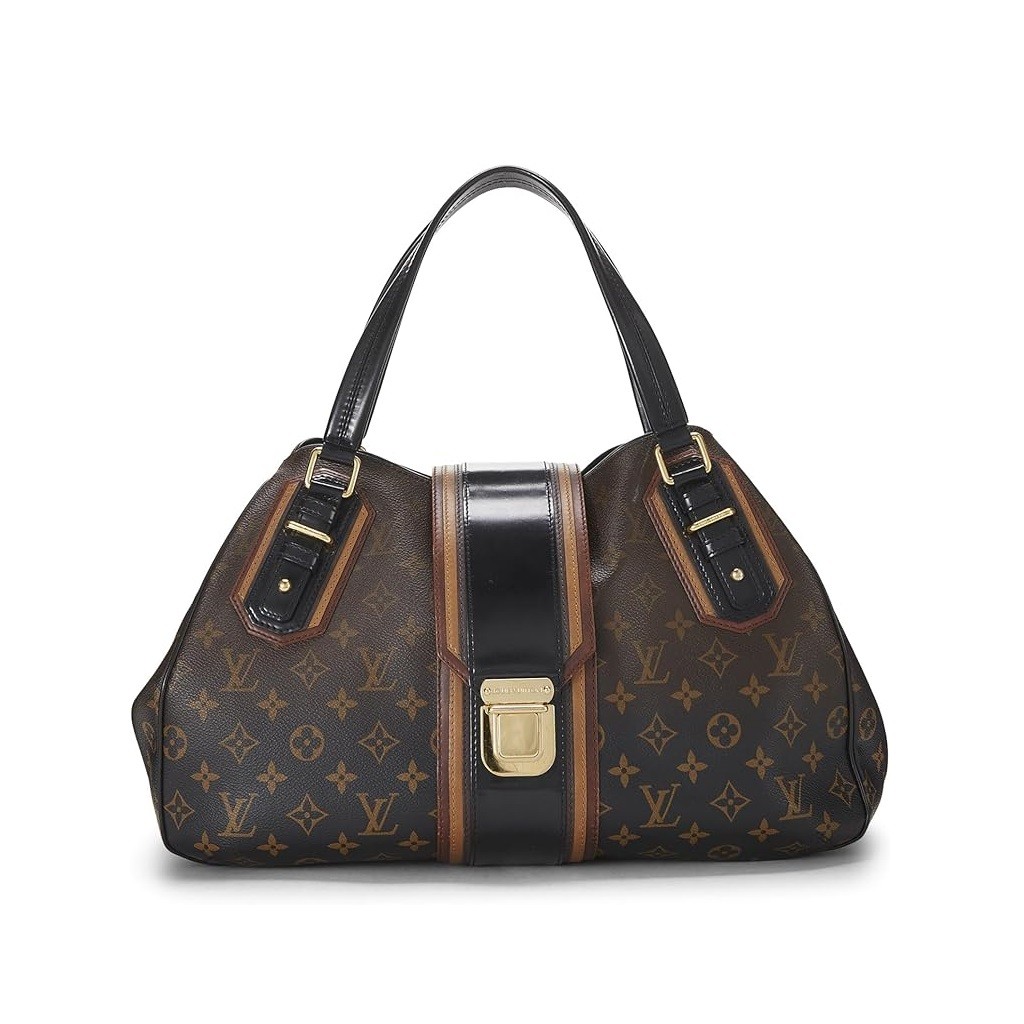 Louis Vuitton Pre-Loved Black Monogram Mirage Griet, Black
