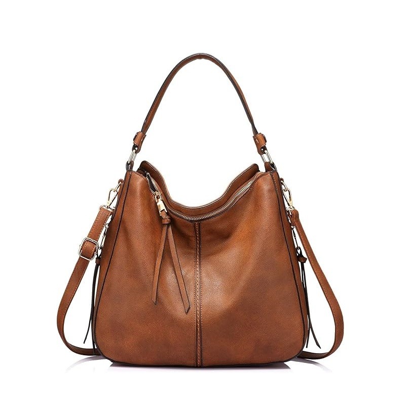 Handbags for Women Large Designer Ladies Hobo bag Bucket Purse Faux Leather