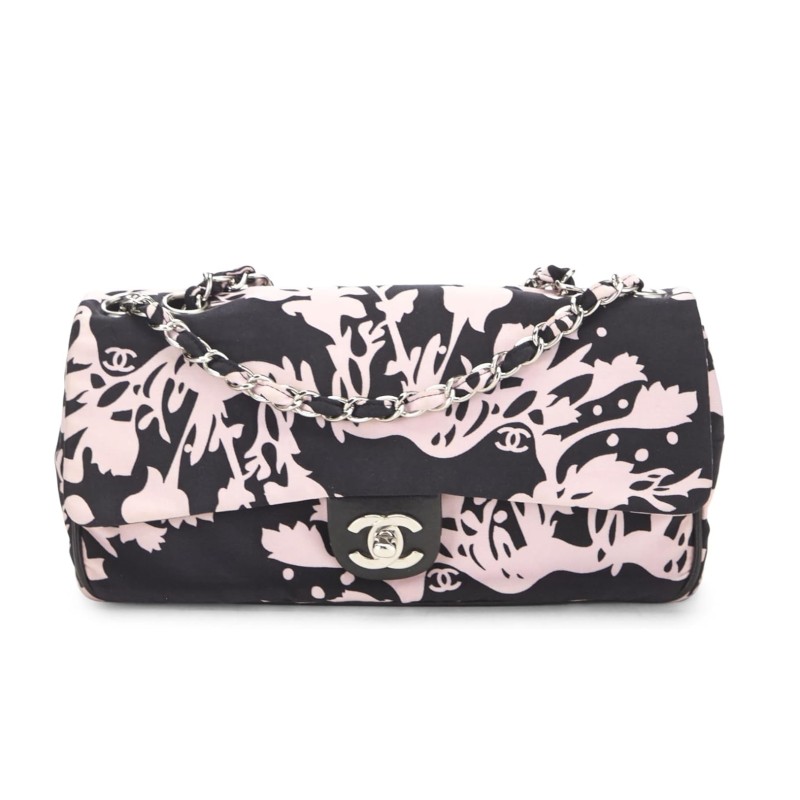 CHANEL Pre-Loved Multicolor Nylon Half Flap Medium, Multi