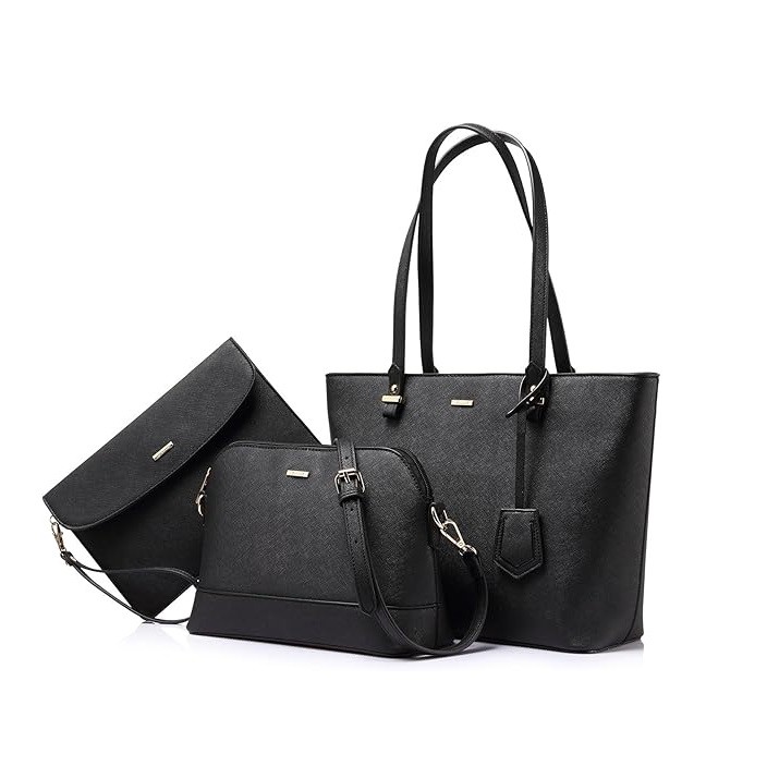 LOVEVOOK Handbags for Women Shoulder Bags Tote Satchel Hobo 3pcs Purse Set