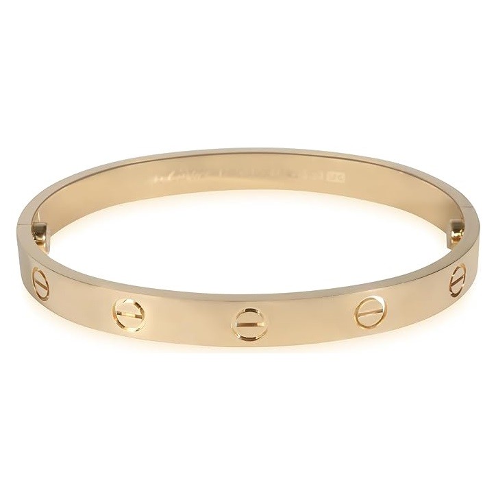CARTIER Pre-Loved, Love Bracelet, Yellow Gold, 17 cm