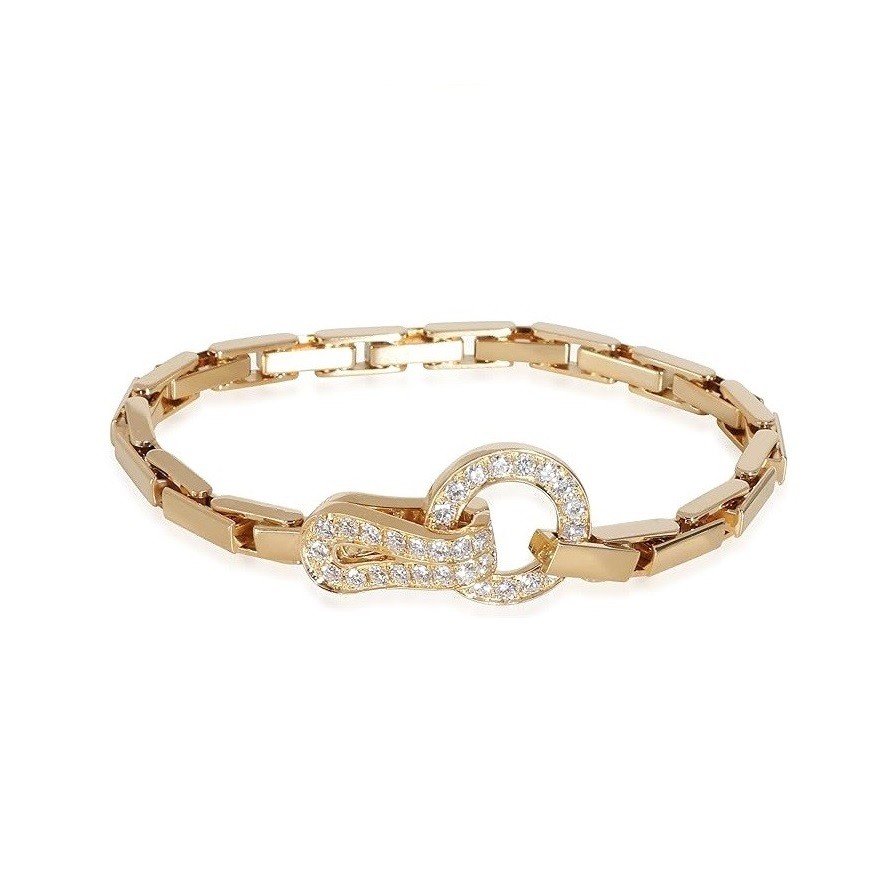 CARTIER Pre-Loved, Agrafe, 7 in, Yellow Gold