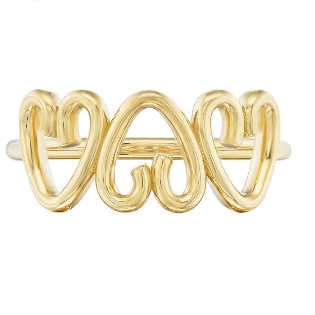 Lorraine West Triple Heart Ring