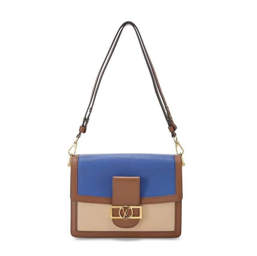 Louis Vuitton Pre-Loved Multicolor Taurillon Dauphine MM, Blue